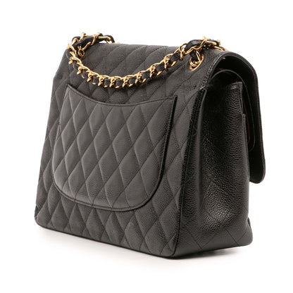 Chanel Jumbo Classic Caviar Double Flap