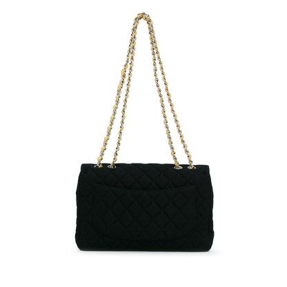 Chanel Jumbo Classic Jersey Single Flap (SHG-X4hoLJ)