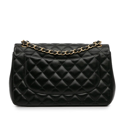 Chanel Jumbo Classic Lambskin Double Flap (SHG-FyBqVD)