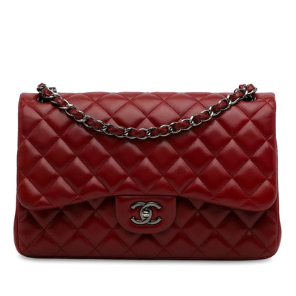 Chanel Jumbo Classic Lambskin Double Flap (SHG-vya5tL)