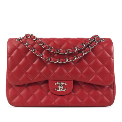 Chanel Jumbo Classic Lambskin Double Flap (SHG-430UAz)