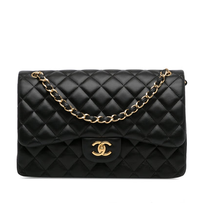 Chanel Jumbo Classic Lambskin Double Flap (SHG-9p8KiG)