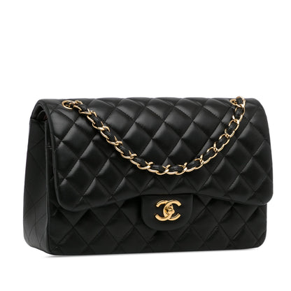 Chanel Jumbo Classic Lambskin Double Flap (SHG-9p8KiG)