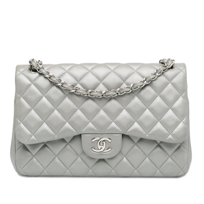 Chanel Jumbo Classic Lambskin Double Flap (SHG-FFE2dS)