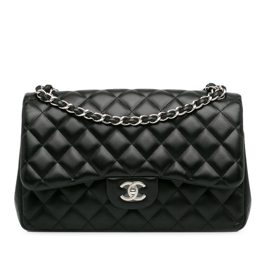 Chanel Jumbo Classic Lambskin Double Flap (SHG-WX0kkI)