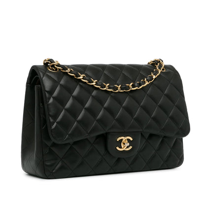 Chanel Jumbo Classic Lambskin Double Flap (SHG-DIrJtq)