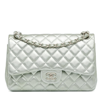 Chanel Jumbo Classic Lambskin Double Flap (SHG-j5p84x)
