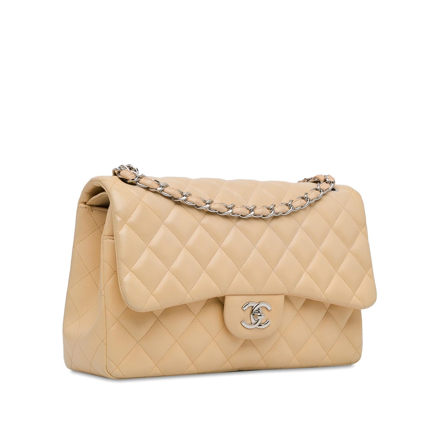 Chanel Jumbo Classic Lambskin Double Flap (SHG-DmoPIa)