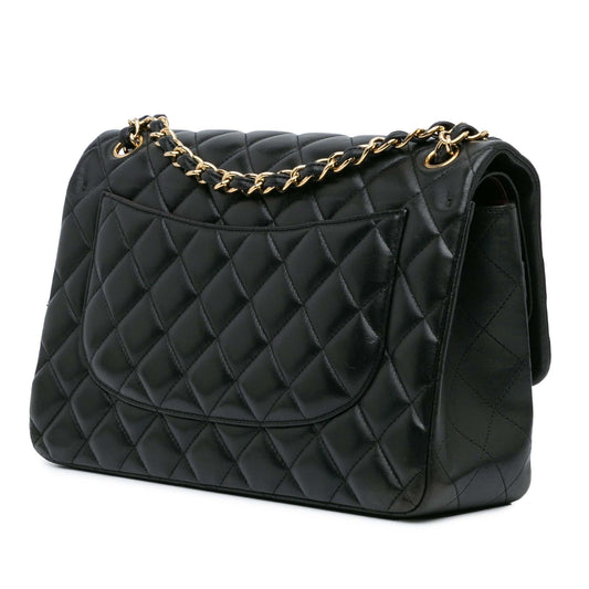 Chanel Jumbo Classic Lambskin Double Flap (SHG-wI9FfE)