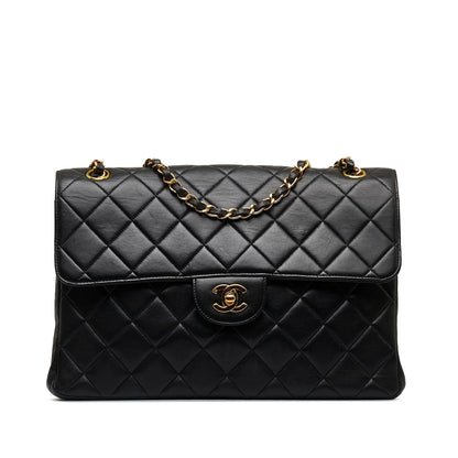 Chanel Jumbo Classic Lambskin Single Flap Bag (SHG-zQZOuM)