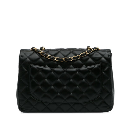 Chanel Jumbo Classic Lambskin Single Flap Bag (SHG-9yqInb)