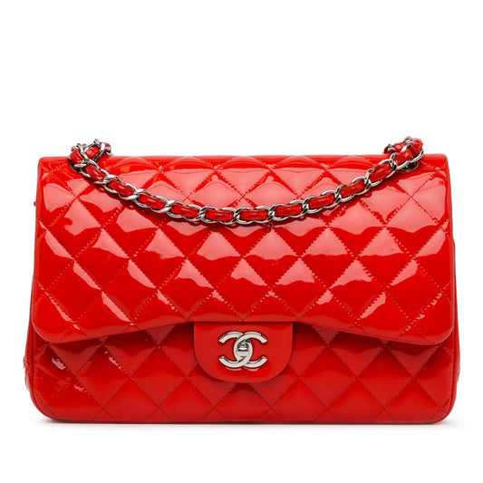 Chanel Jumbo Classic Patent Double Flap (SHG-Pg0nJy)