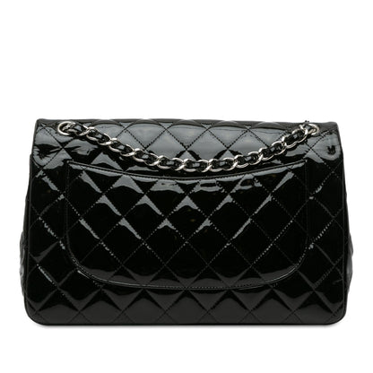 Chanel Jumbo Classic Patent Double Flap (SHG-gJqseL)