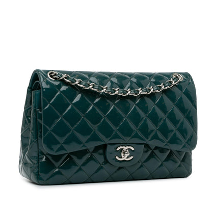 Chanel Jumbo Classic Patent Double Flap (SHG-A8oS33)