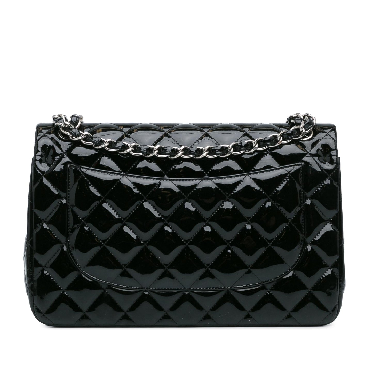 Chanel Jumbo Classic Patent Double Flap (SHG-OHbgvl)