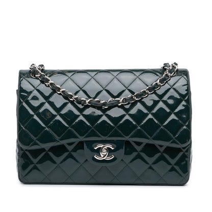 Chanel Jumbo Classic Patent Double Flap (SHG-1iWSwn)