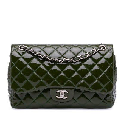 Chanel Jumbo Classic Patent Double Flap