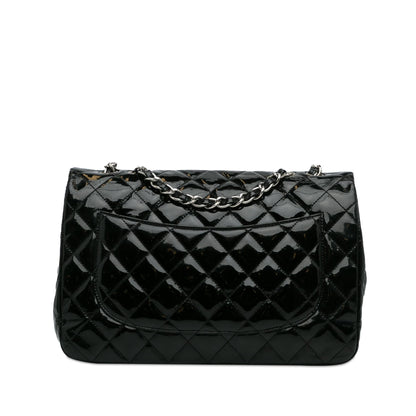 Chanel Jumbo Classic Patent Single Flap Bag (SHG-k7UqYV)