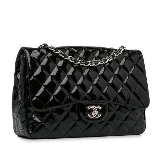 Chanel Jumbo Classic Patent Single Flap (SHG-0iRSAh)