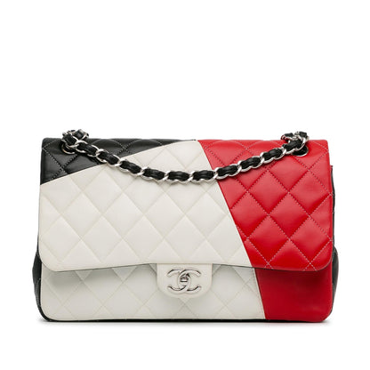 Chanel Jumbo Colorblock Classic Flap Bag (SHG-9TADjH)