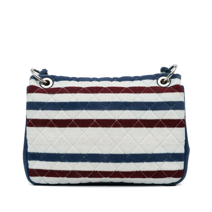 Chanel Jumbo Jersey Rope Flap Bag (SHG-ixkP1F)