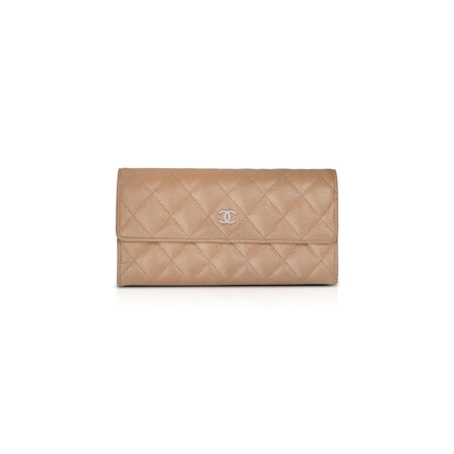 Chanel L-Gusset Continental CC Flap Wallet