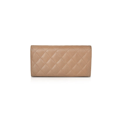 Chanel L-Gusset Continental CC Flap Wallet