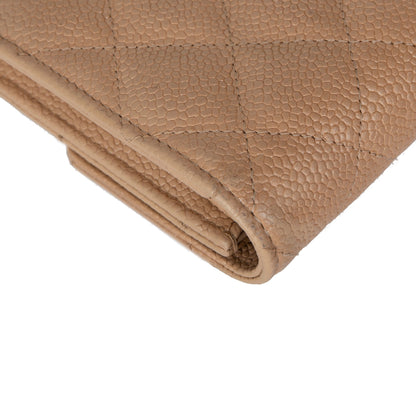 Chanel L-Gusset Continental CC Flap Wallet