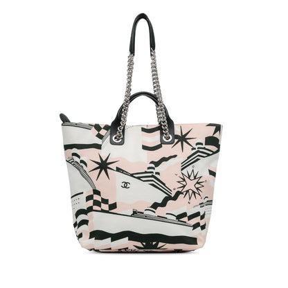 Chanel La Pausa Bay Shopping Tote (SHG-VMMPHk)