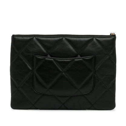 Chanel Lambskin 19 Clutch Bag (SHG-iQPavE)