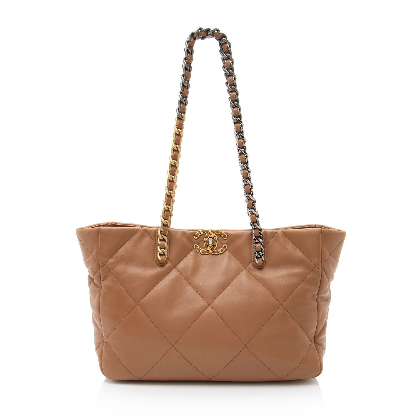 Chanel Lambskin 19 East/West Shopping Tote