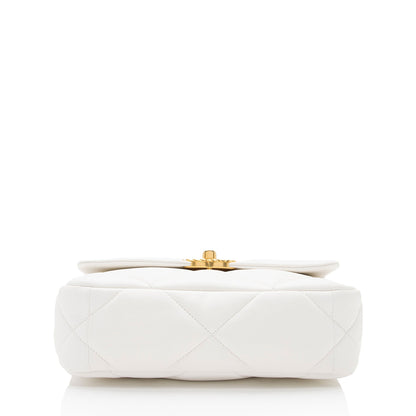 Chanel Lambskin 19 Medium Flap Shoulder Bag (SHF-mCNqcK)