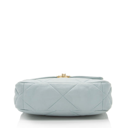 Chanel Lambskin 19 Medium Flap Shoulder Bag