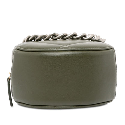 Chanel Lambskin 19 Round Clutch with Chain (SHG-AyshgD)