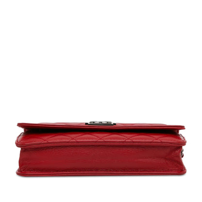 Chanel Lambskin Boy Wallet On Chain (SHG-ZKpWID)