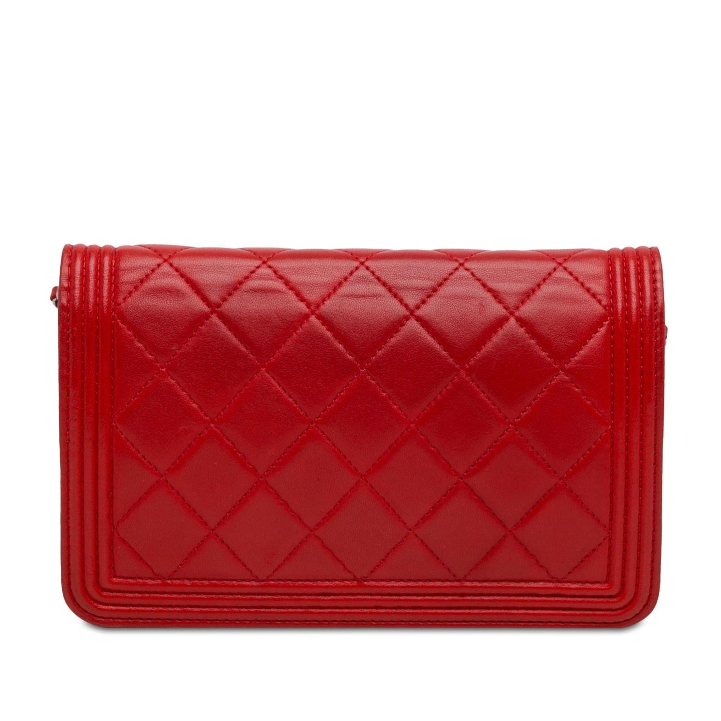 Chanel Lambskin Boy Wallet On Chain (SHG-WD2kyT)