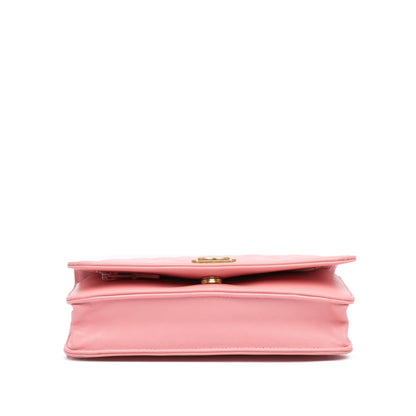Chanel Lambskin Boy Wallet On Chain
