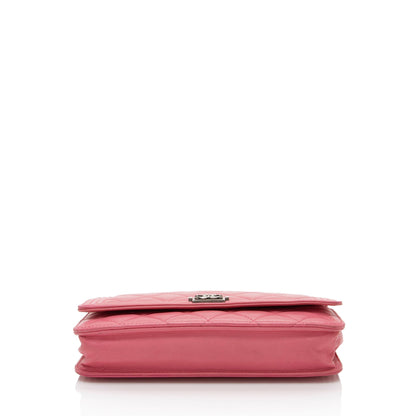 Chanel Lambskin Boy Wallet on Chain