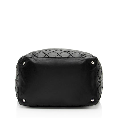 Chanel Lambskin CC Drawstring Bucket Bag