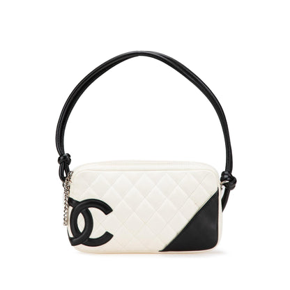 Chanel Lambskin Cambon Ligne Pochette