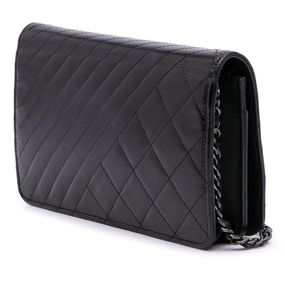 Chanel Lambskin Coco Boy Wallet On Chain