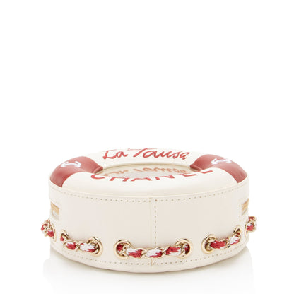 Chanel Lambskin Coco Lifesaver Round Crossbody