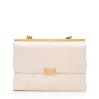 Chanel Lambskin Coco Lux Medium Flap Bag (SHF-mhN1qb)