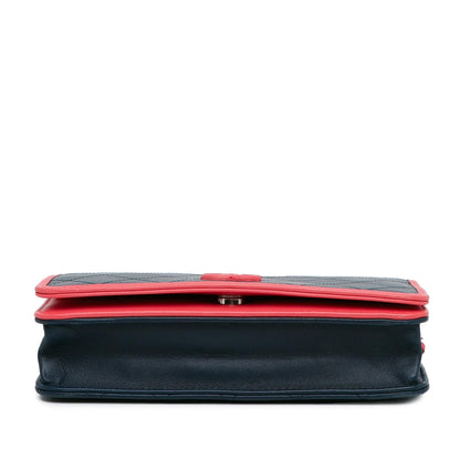 Chanel Lambskin Color Pop CC Wallet On Chain (SHG-pah7rE)
