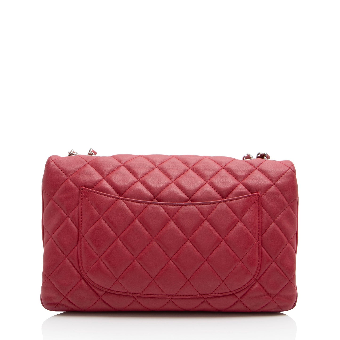 Chanel Lambskin Jumbo Chanel 3 Accordion Flap Bag