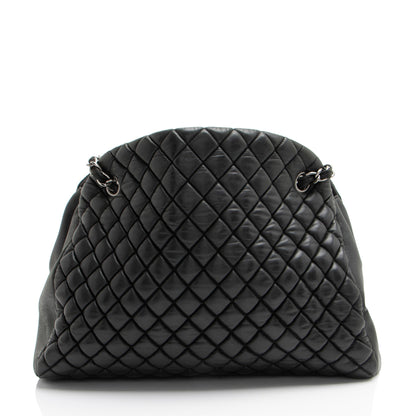 Chanel Lambskin Just Mademoiselle Large Bowler Bag