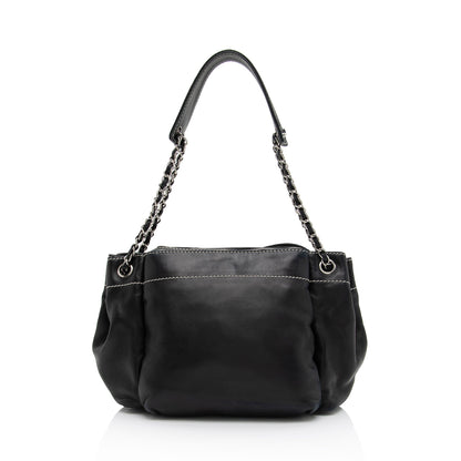 Chanel Lambskin LAX Accordion Shoulder Bag (SHF-WhynN4)