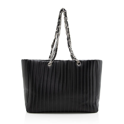 Chanel Lambskin Mademoiselle Large Tote - FINAL SALE (SHF-18517)