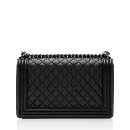 Chanel Lambskin New Medium Boy Bag