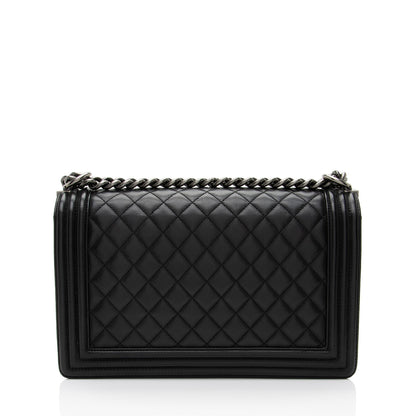 Chanel Lambskin New Medium Boy Bag